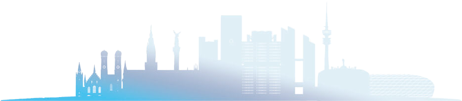 Munich-skyline - Munich (1080x260), Png Download