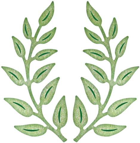 Olive Branch - Cheery Lynn Designs B147 Olive Branches Die Cut (500x500), Png Download