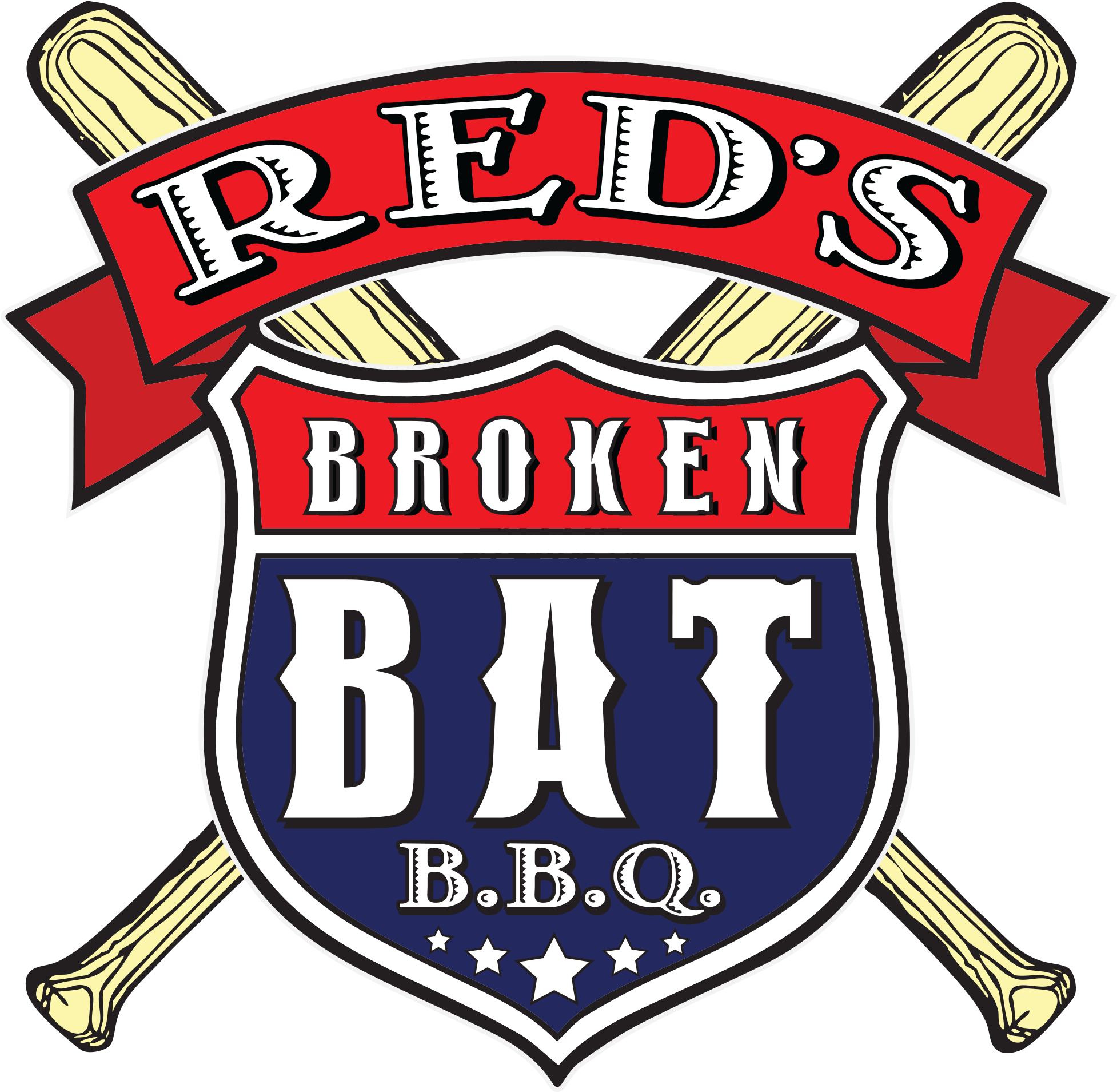 Red's Broken Bat B - Red's Broken Bat (1954x1915), Png Download