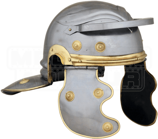 Economy Roman Helmet - Armor Venue Roman Trooper Helmet, Men's, Silver (550x550), Png Download