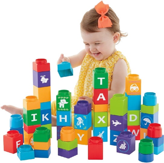 Fisher Price Shakira First Steps Collection Stack'n - Fisher-price First Steps Stack'n Learn Alphabet Blocks (600x600), Png Download