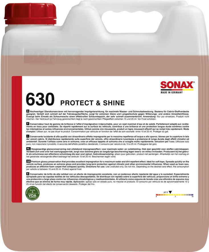 06306000 Sonax Protect Shine 10l - Wood (1180x885), Png Download