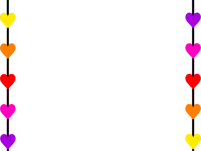 Rainbow Butterfly Clipart Border - Okul Öncesi Ilk Gün Etkinlikleri (640x480), Png Download