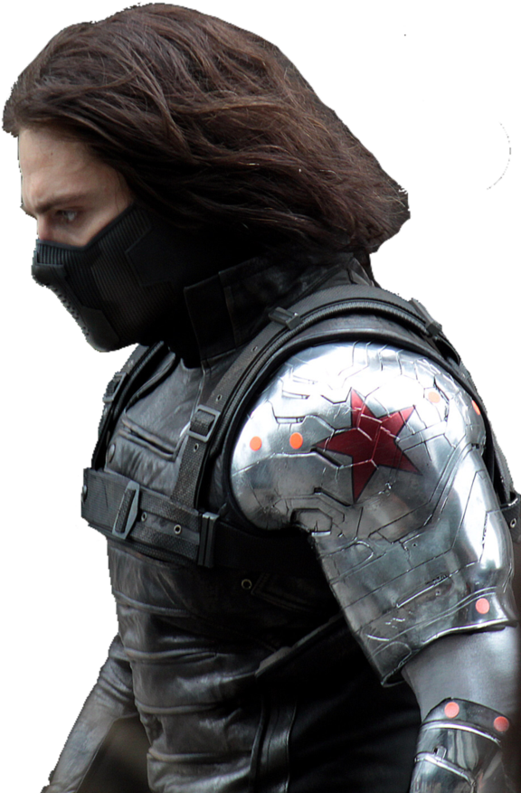 Winter Soldier Transparent By Itsshirine On Deviantart - Captain America The Winter Soldier Bucky Barnes (800x1000), Png Download