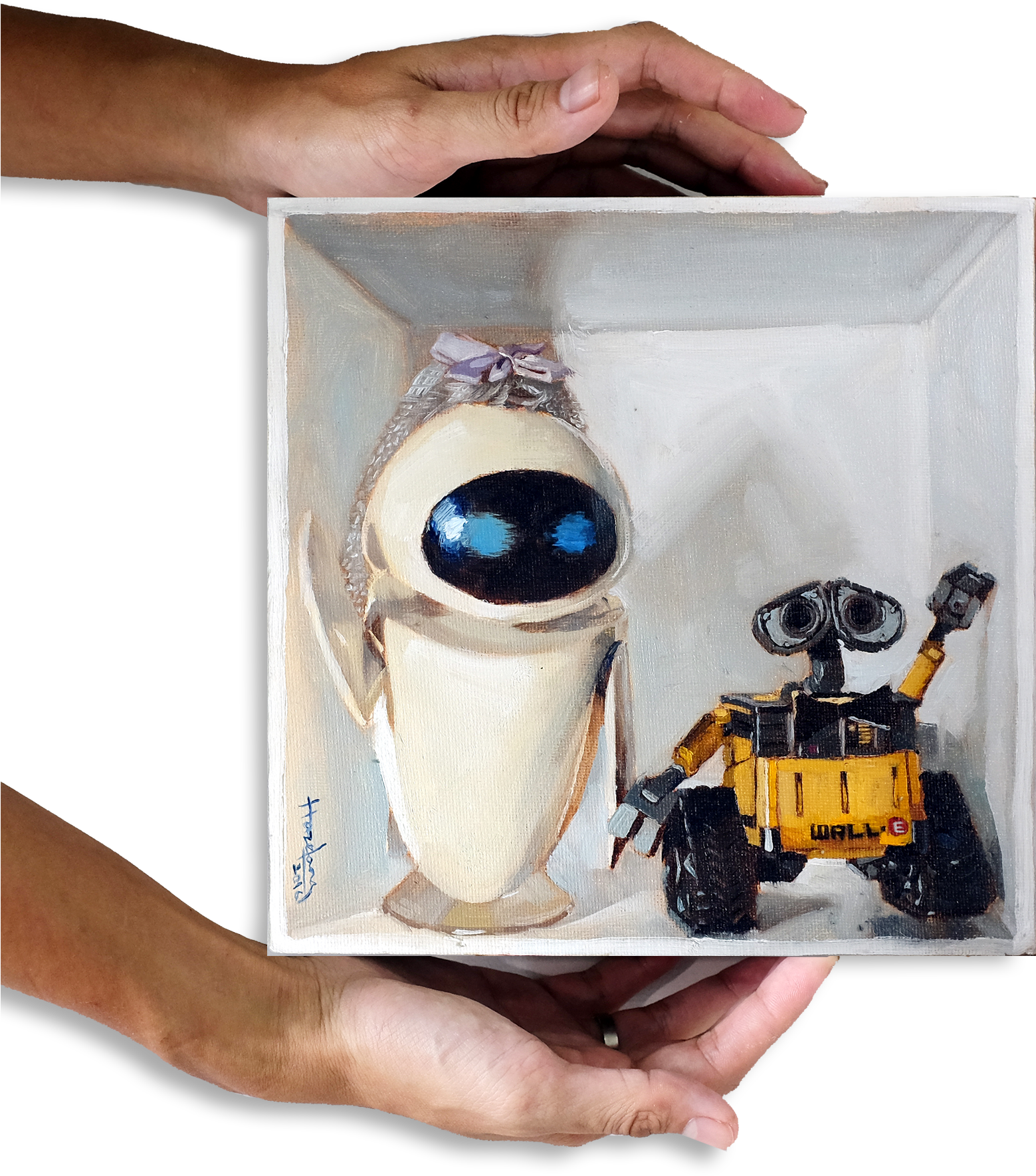 Eve And Wall-e Happily Ever After - Creative Arts (1800x1800), Png Download