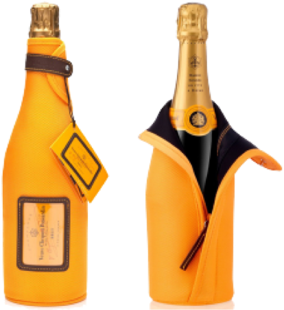 Veuve Clicquot Ice Jacket Edition 750ml - Veuve Clicquot Yellow Label Nv Champagne / Ice Jacket (428x478), Png Download