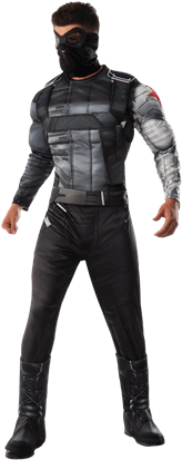 Adult Civil War Deluxe Winter Soldier Costume - Captain America Civil War Winter Soldier Costume (415x415), Png Download