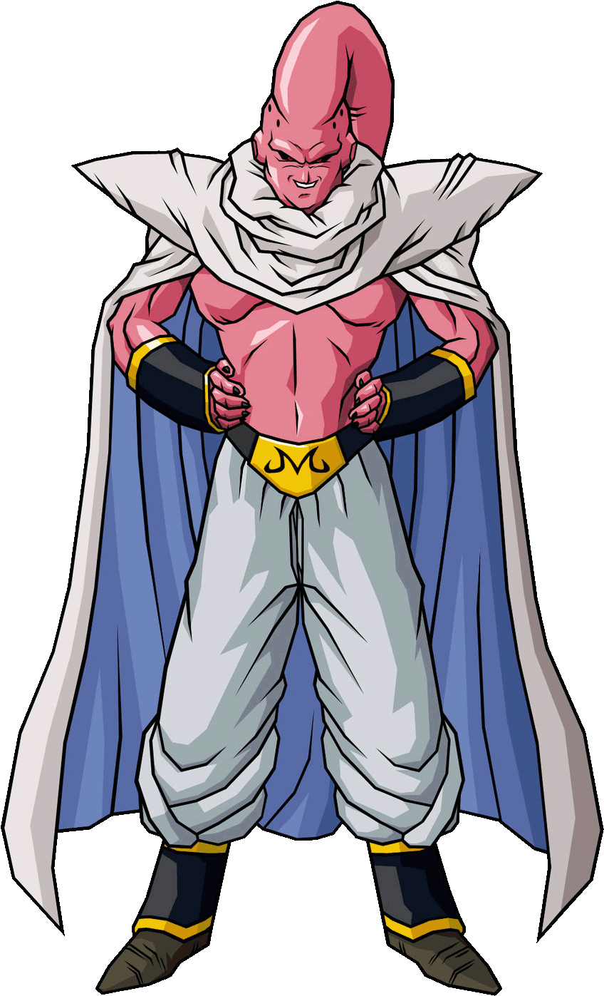 Majin Buu's Galleries - Dragon Ball Majin Buu Piccolo (900x1469), Png Download