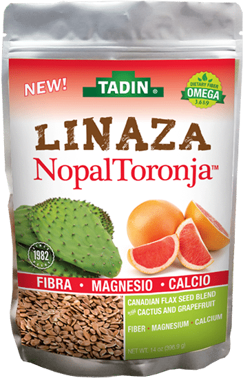 Nopal Toronja Flax Seed - Tadin Linaza Moringa Manzana 12 Oz (600x600), Png Download