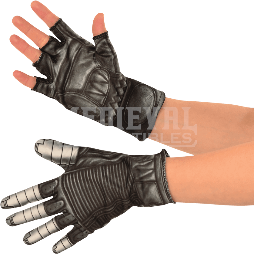 Adult Civil War Winter Soldier Gloves - Winter Soldier Gloves (850x850), Png Download