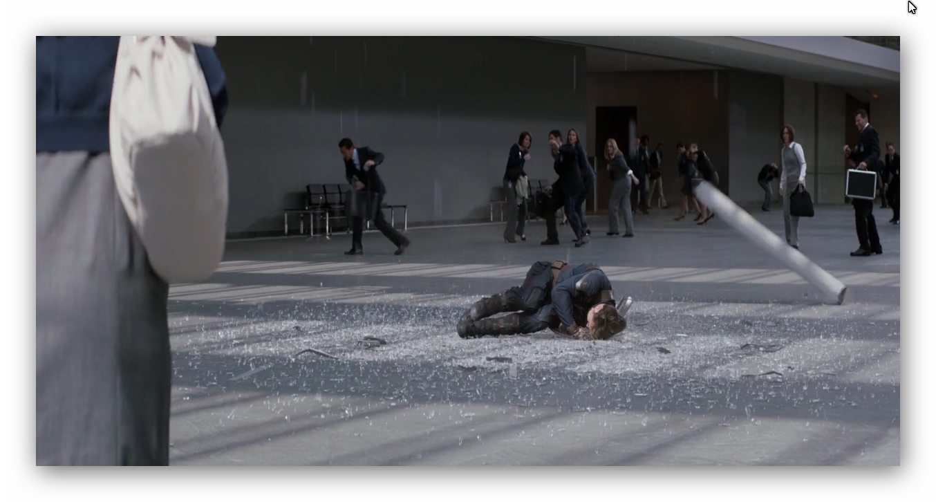 Download Film Captain America The Winter Soldier Sub - City (1354x726), Png Download