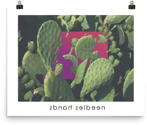 Needles Hands 12×16 - Eastern Prickly Pear (600x600), Png Download