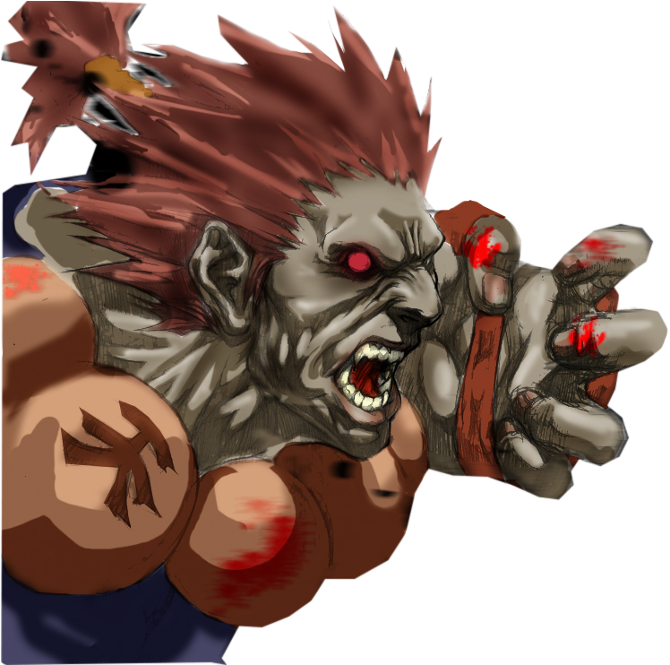 Render Akuma (800x741), Png Download