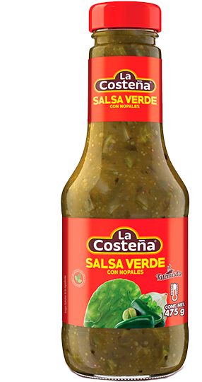 Green Sauce With Nopal Cactus - La Costeña (680x680), Png Download