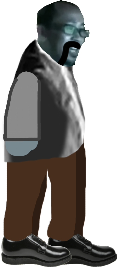 Akuma Otoko Sprite - Portable Network Graphics (477x943), Png Download