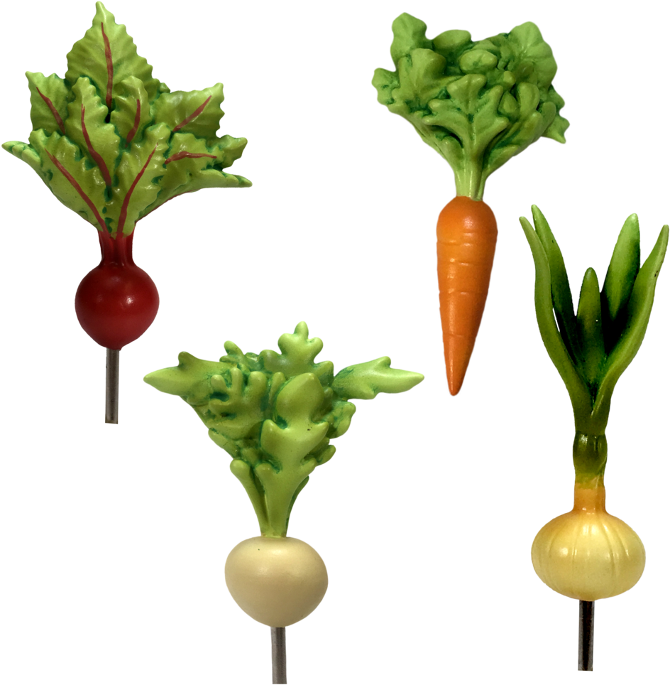 Fairy Garden Peter Rabbit Vegetables Set - Ultimate Source Vegetables 4 Piece Set For Miniature (1024x1024), Png Download