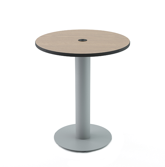 Artco Bell Dct Rd30f Round Laminate Cafe Table 30 Inches - Table (530x585), Png Download
