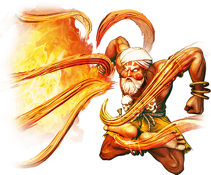 Street Fighter 5 Dhalsim By Hes6789 - Street Fighter 5 Dhalsim (675x559), Png Download