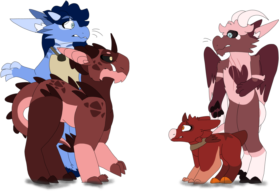 Family Reunions By Flickoptryx On - Cartoon (1024x731), Png Download