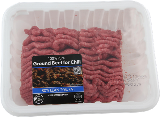 Ground Beef For Chili 80% Lean 20% Fat - Breakfast Sausage (600x437), Png Download