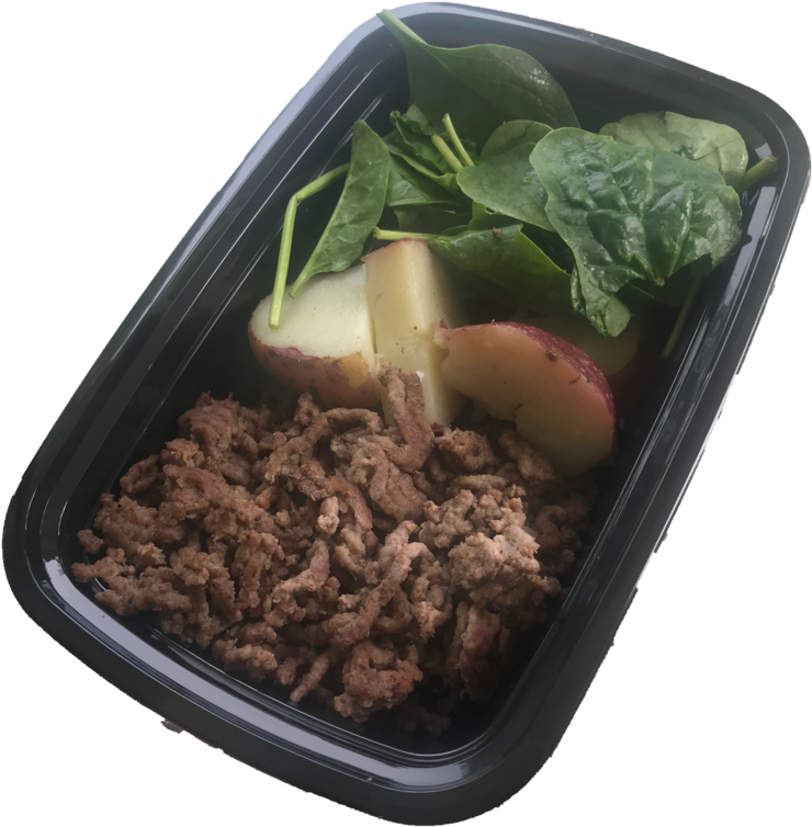 Double Seasoned Ground Beef W/ Red Potato - Ground Beef (768x1024), Png Download