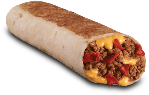 The Beefy Nacho Loaded Griller Is A Menu Item At Taco - Loaded Nacho Burrito Taco Bell (610x484), Png Download