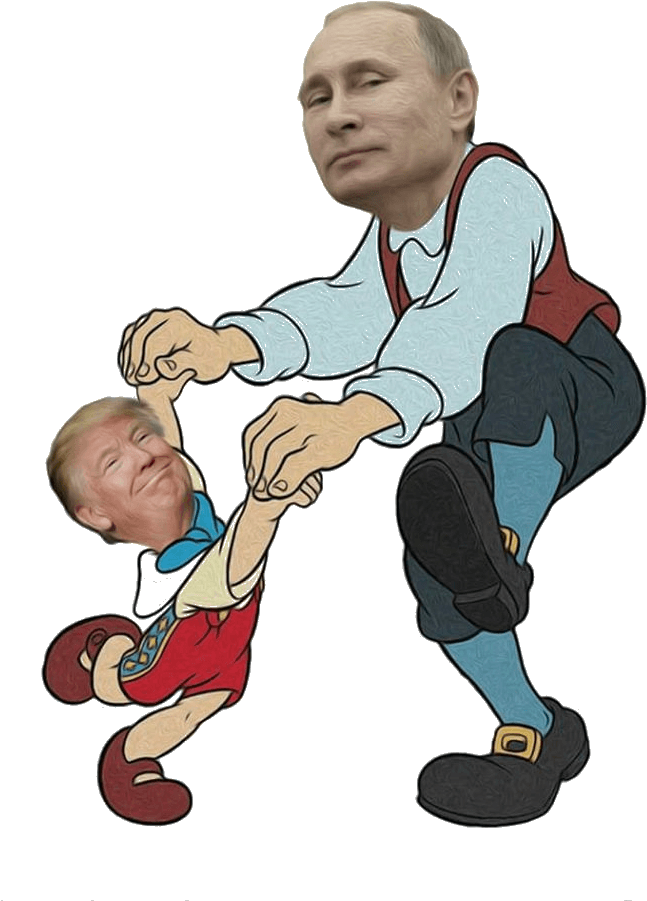 A Funny Thing Happened To Me While I Was Writing My - Trump Puppet Of Putin (685x960), Png Download