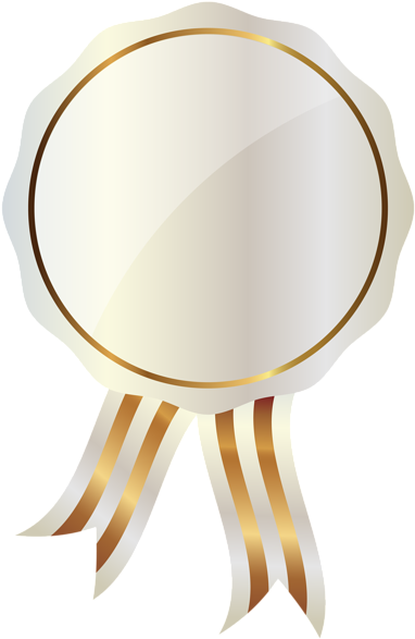 Ribbon Png, White Ribbon, Ribbons, White Seal, Digital - Clip Art (389x600), Png Download