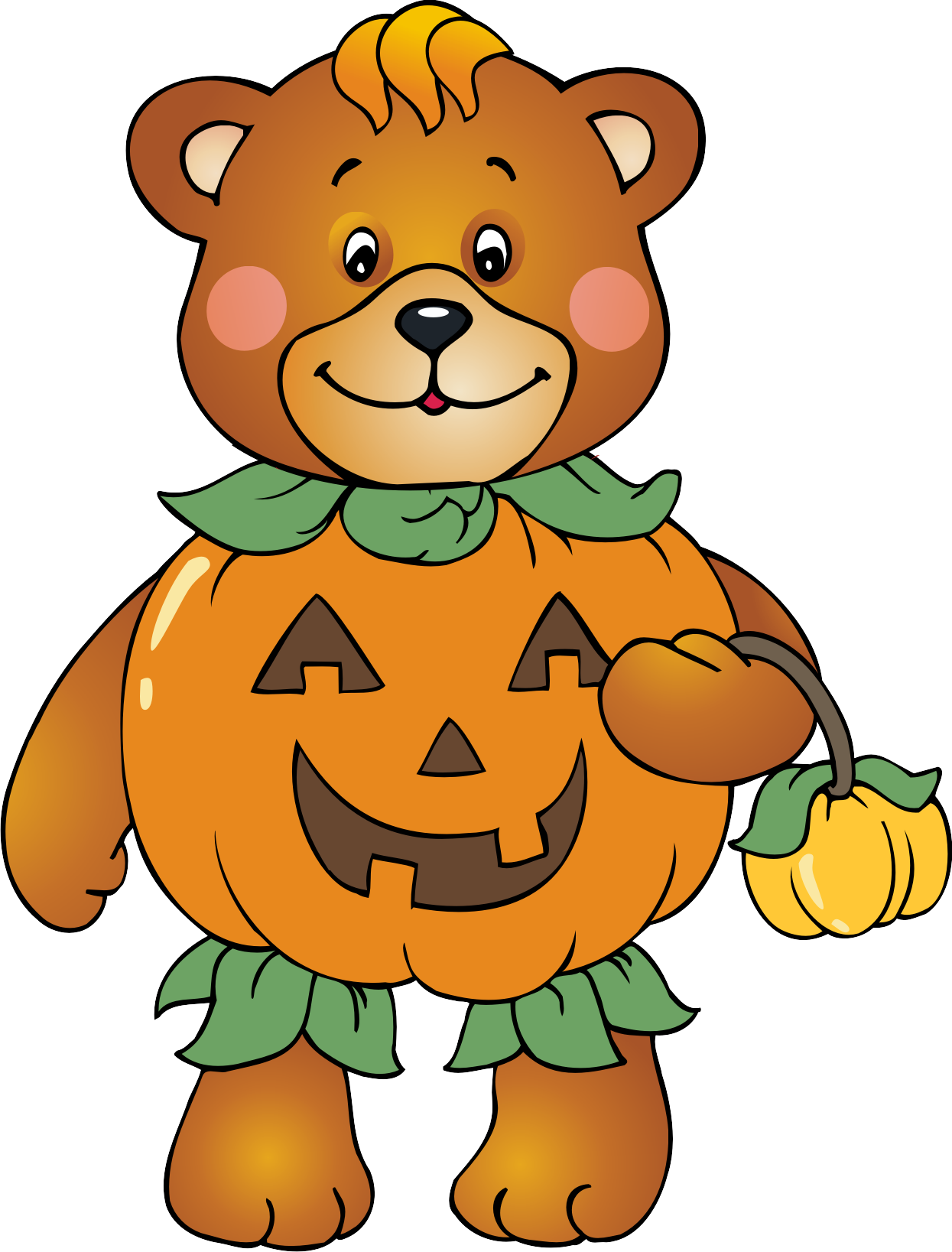 Pumpkin Clipart Character - Happy Pumpkin Clip Art (1245x1637), Png Download