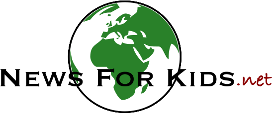 News For Kids Logo - World Map (546x269), Png Download