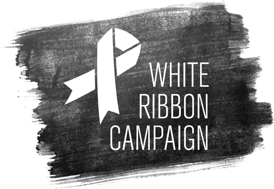 Stand And Handing Out Eumm Informational Material For - White Ribbon Campaign Transparent (621x480), Png Download
