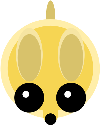 Fennec Fox, - Cartoon (1100x1100), Png Download