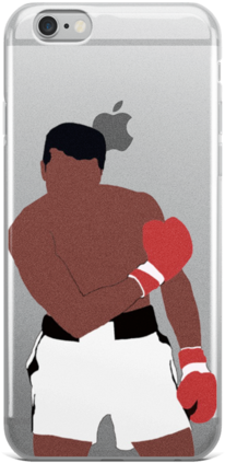 Muhammad Ali Iphone Case - Iphone 7 Clear Case Ultra Thin Tpu Cover Protective (600x600), Png Download