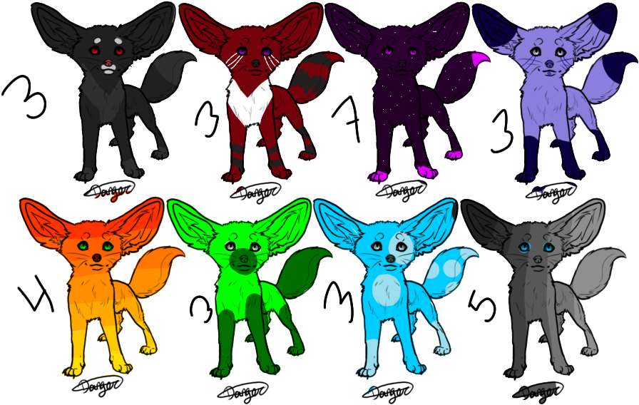 Fennec Fox Clipart Kawaii - Fennec Fox Adopts Art (1024x590), Png Download