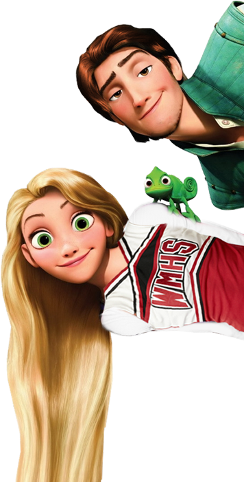 Quinn And Ryder Tangled Art - Rapunzel Y Yuyin Enredados (500x700), Png Download