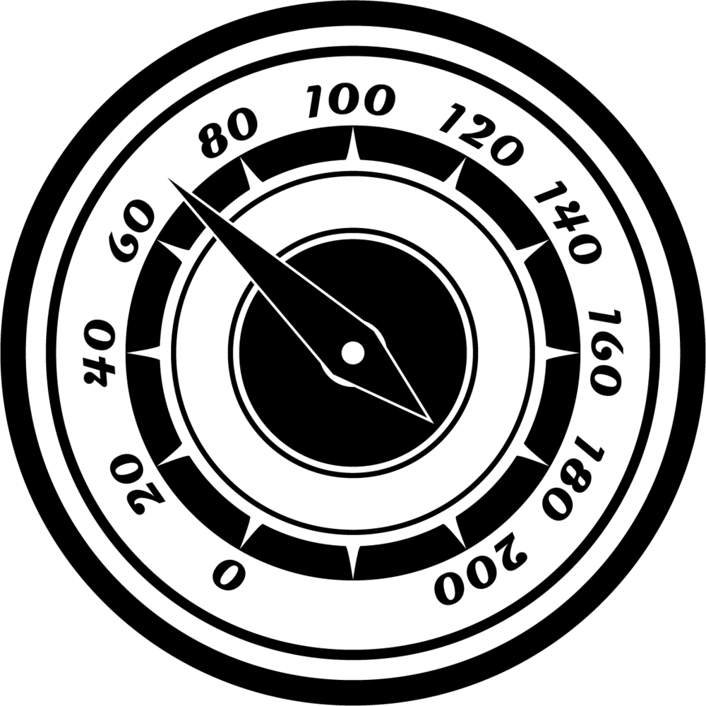 Speedometer - Gasolina Cafe (1000x1000), Png Download