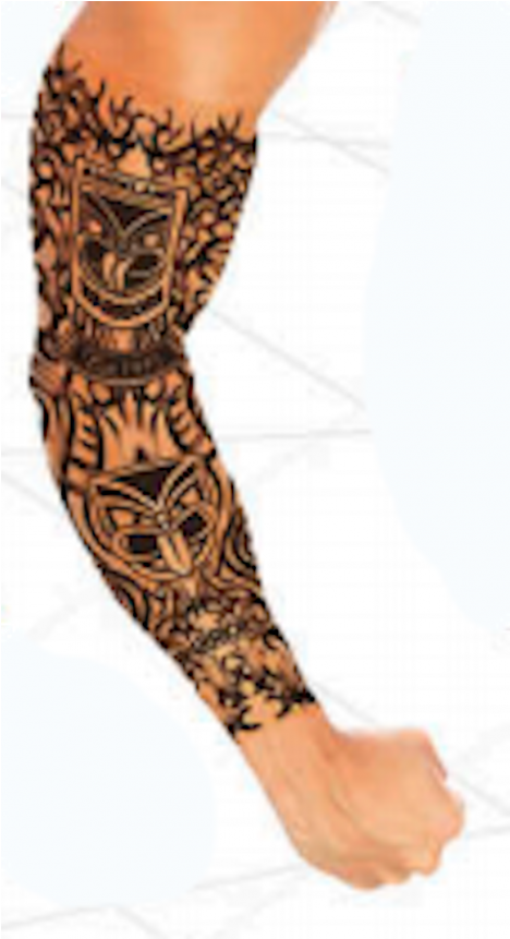 New Zealand Warriors Nrl Adult Tattoo Sleeve - New Zealand Sleeve Tattoos (800x860), Png Download