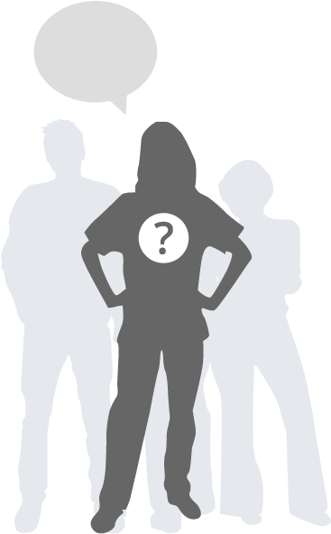 Target Audience Of A Female Nurse Silhouette - Silhouette (400x608), Png Download