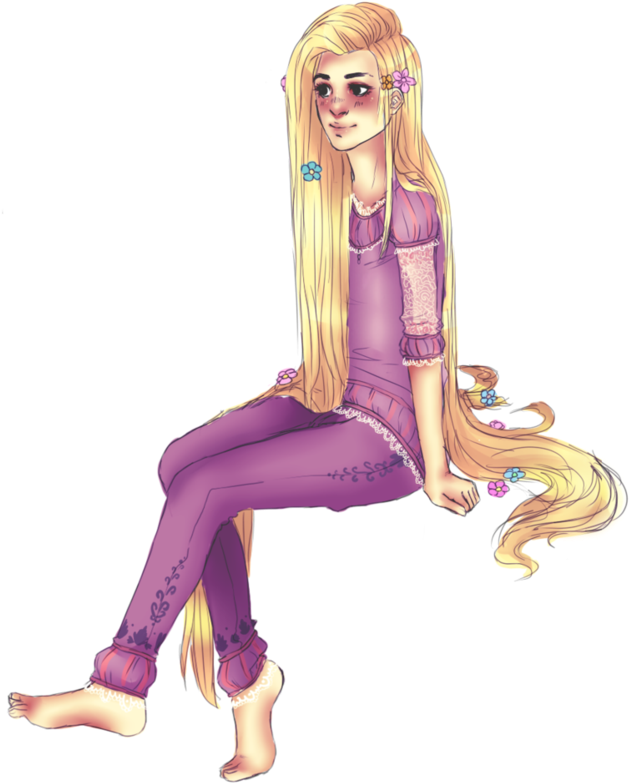 Rapunzel By - Thumbnail (751x1064), Png Download