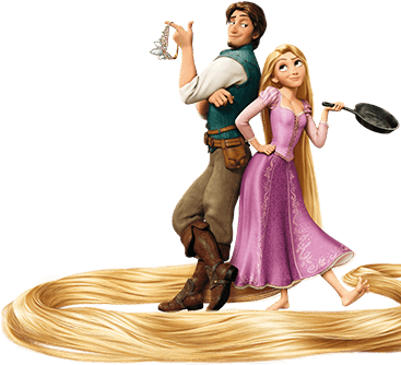 We Provide A Tarp For All Of Our Bouncer Deliveries - Rapunzel And Flynn Rider (375x766), Png Download