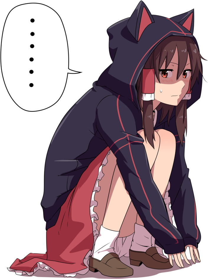 Shijo Moderator - Reimu Hakurei (800x999), Png Download