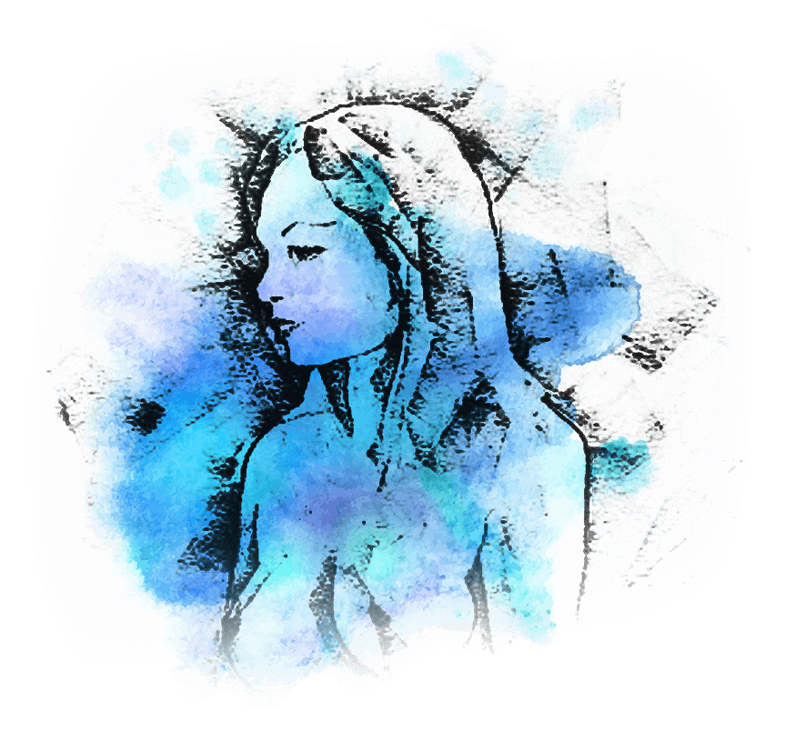 Face - Watercolor Paint (875x813), Png Download