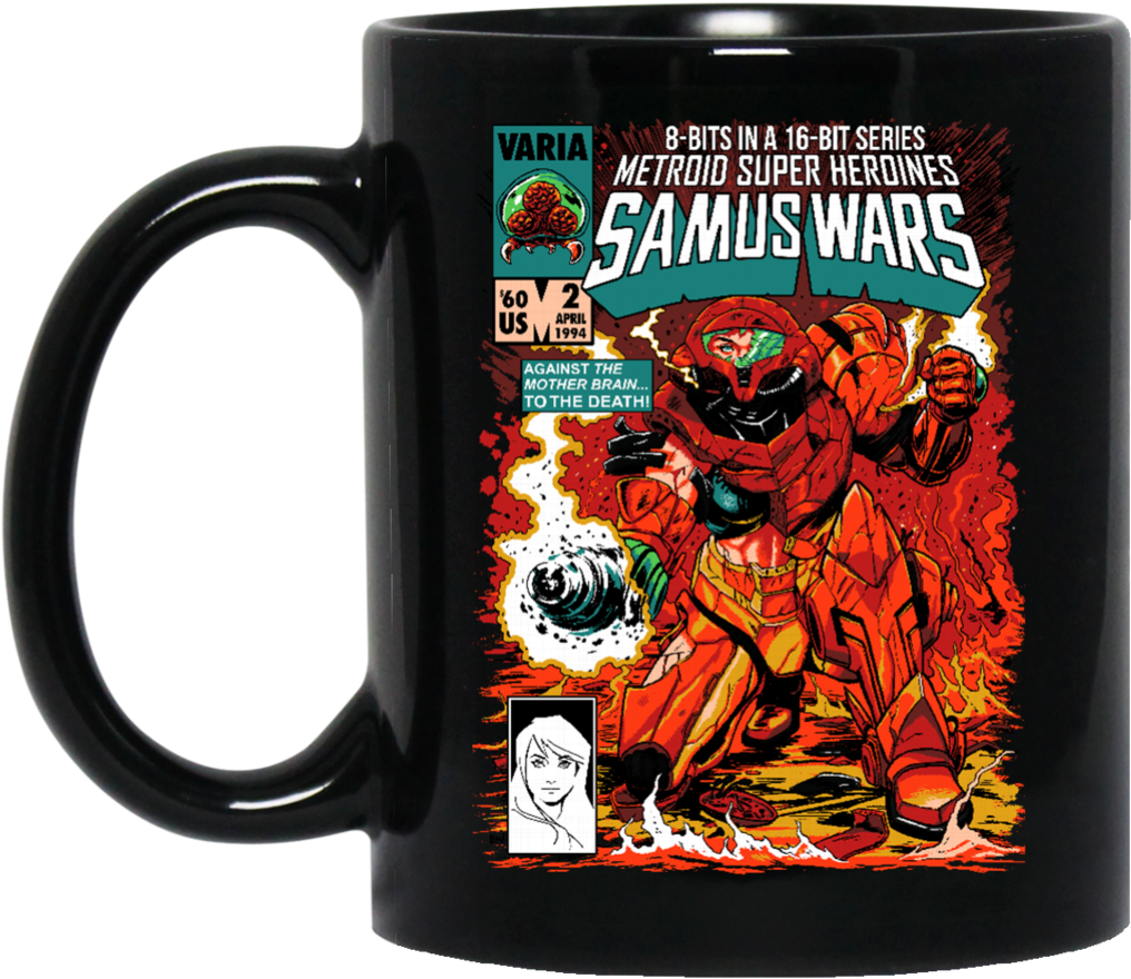 Samus Aran Mug Samus Wars Coffee Mug Tea Mug - Gift For Soldier Boyfriend (1024x1024), Png Download