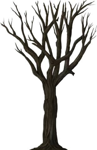 Tree-056 - Holloween Tree Png Transparent (310x480), Png Download