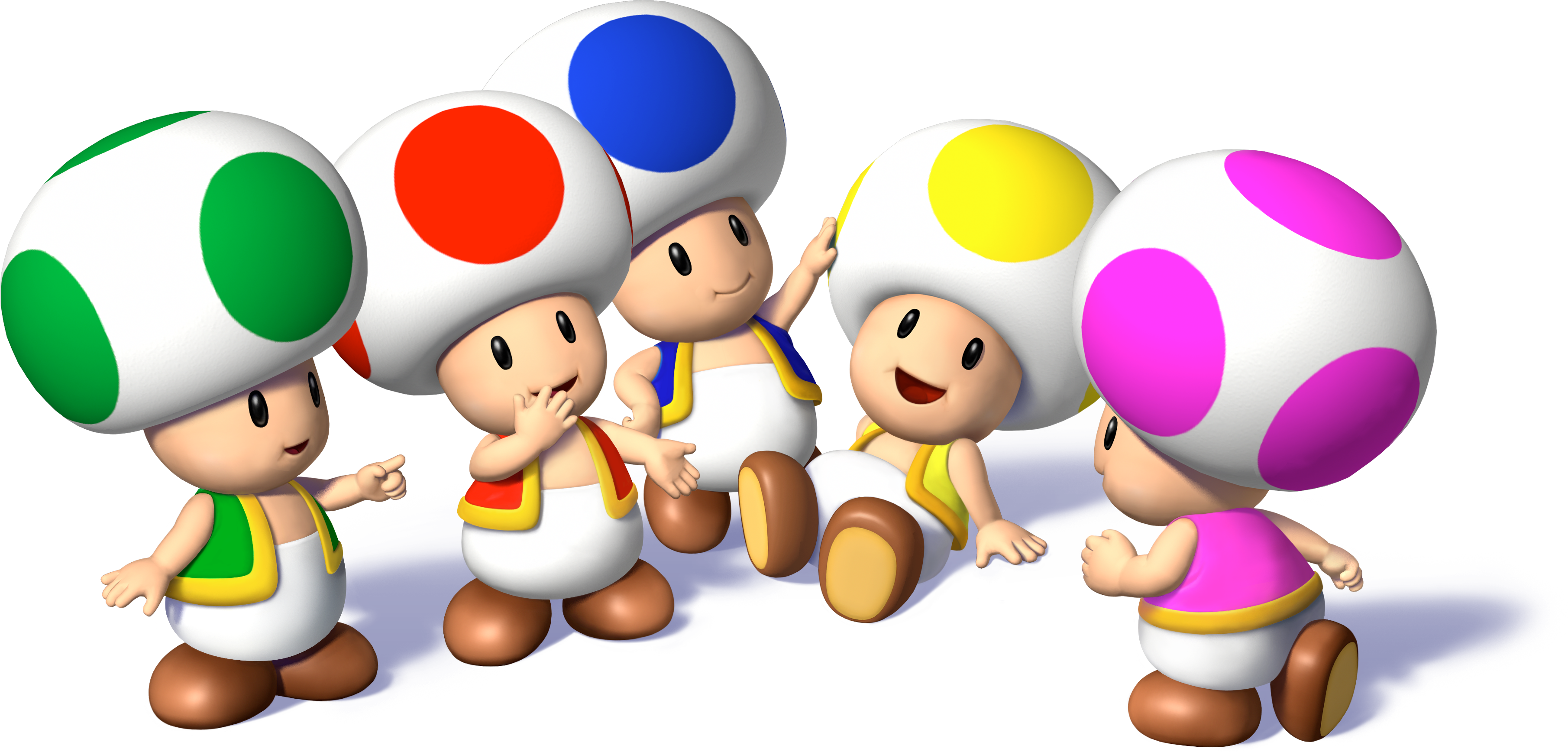 Super Mario Sunshine - Toad Mario (640x307), Png Download