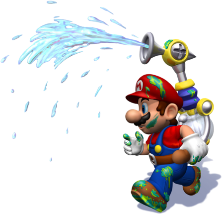 Fludd Spray Mario Sunshine - Mario Sunshine Png (600x480), Png Download