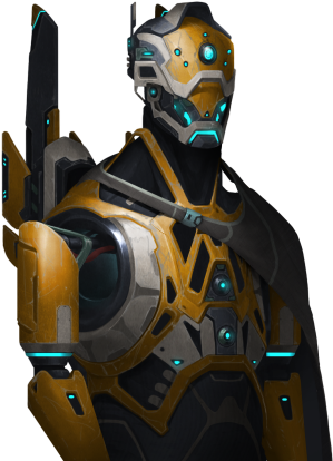Synthetic Dawn Portrait Humanoid - Stellaris Portraits (314x428), Png Download