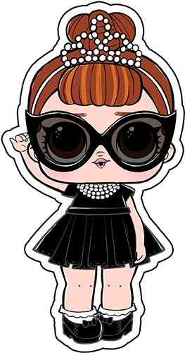 Aplique Para Tubete Lol Surprise Aplique Lol Surprise - Baby Lol (403x550), Png Download
