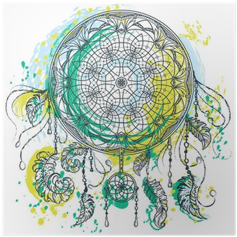 Dream Catcher With Ornament - Art (400x400), Png Download