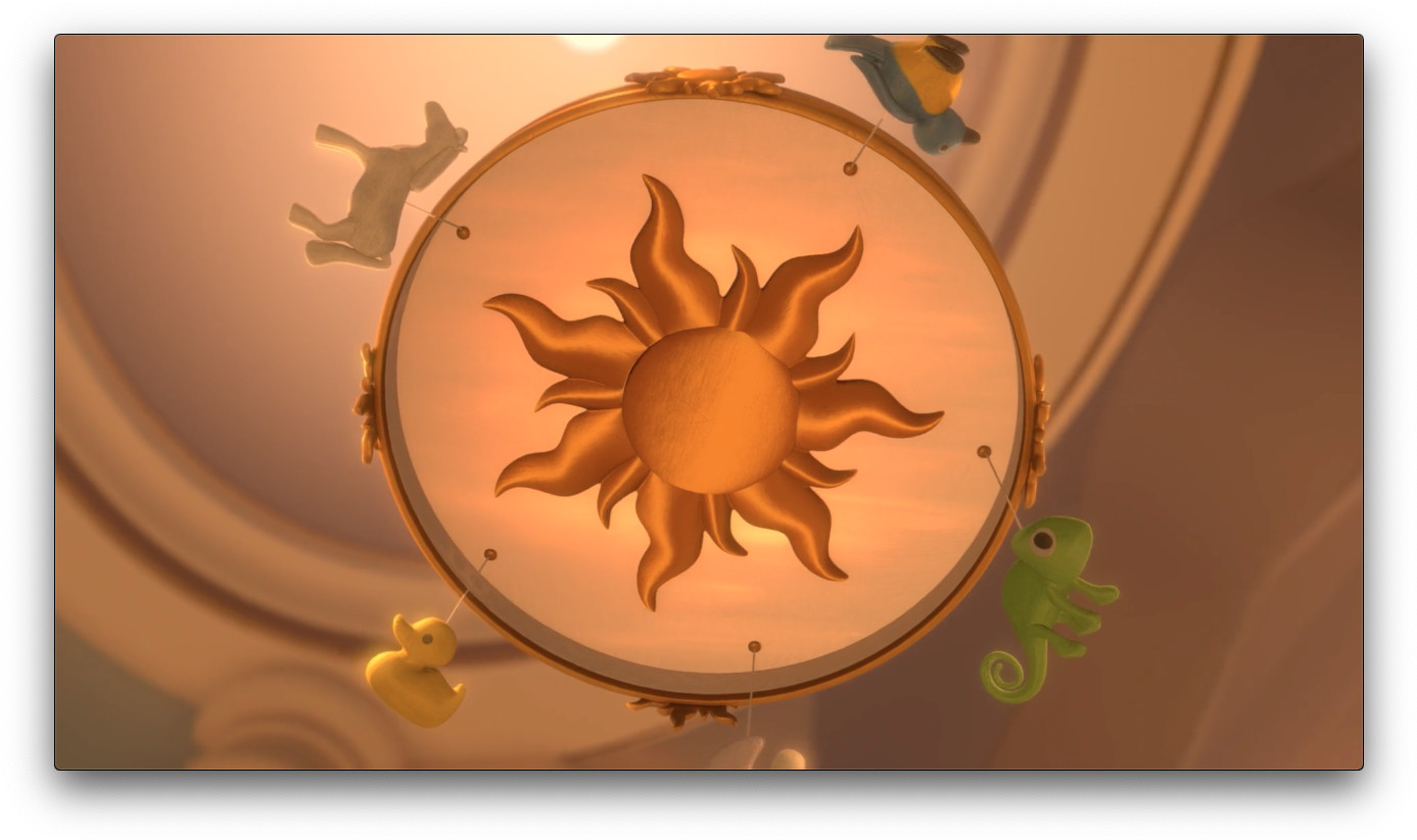 Detailin - Tangled Rapunzel Mobile (1392x832), Png Download